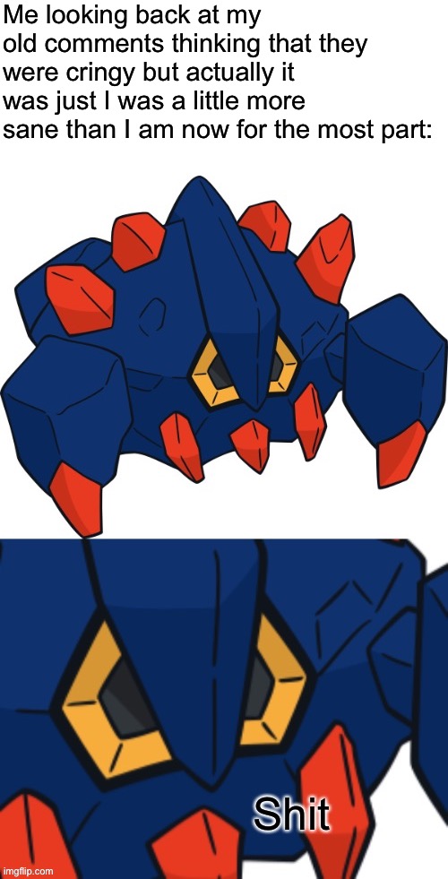 What a year in MSMG does to a mf (I used to be so innocent too) | Me looking back at my old comments thinking that they were cringy but actually it was just I was a little more sane than I am now for the most part: | made w/ Imgflip meme maker