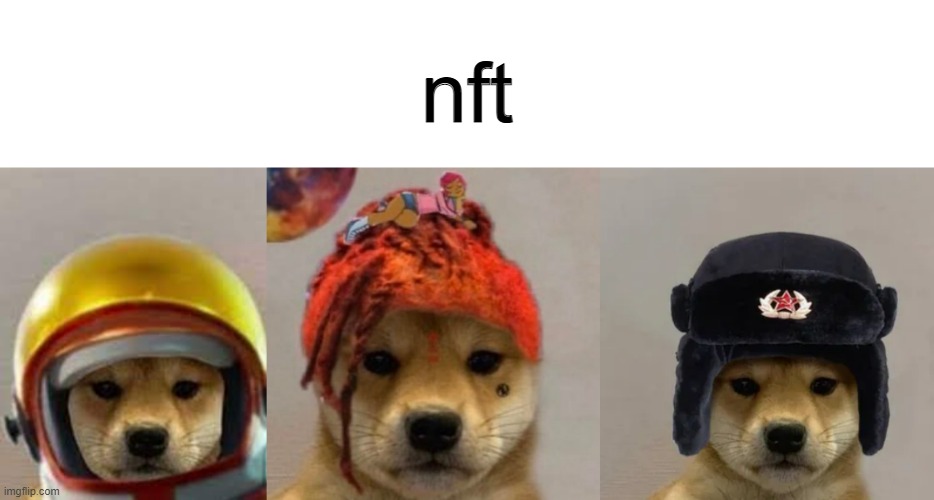 nft | image tagged in blank white template,nft | made w/ Imgflip meme maker