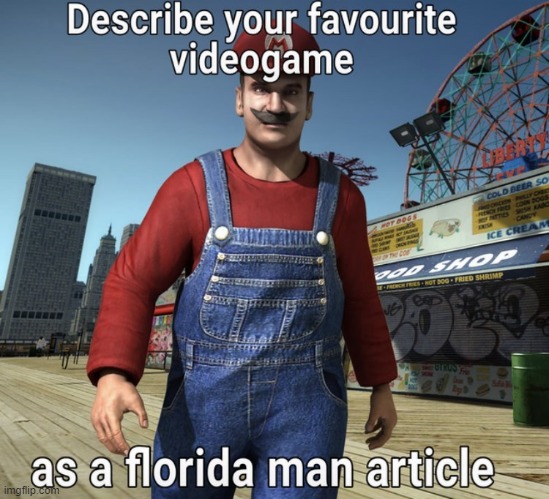 Local florida man punches tree then raids village. Fingerprints all over dead animals killed by him | made w/ Imgflip meme maker