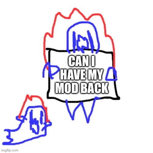 Soul says | CAN I HAVE MY MOD BACK | image tagged in soul says | made w/ Imgflip meme maker