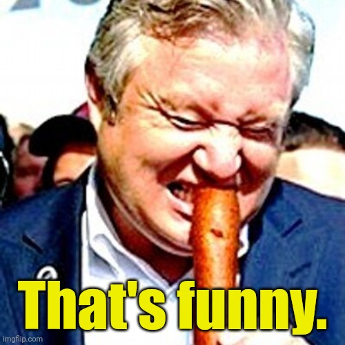 That's funny. | image tagged in marcus bachmann corndog love | made w/ Imgflip meme maker