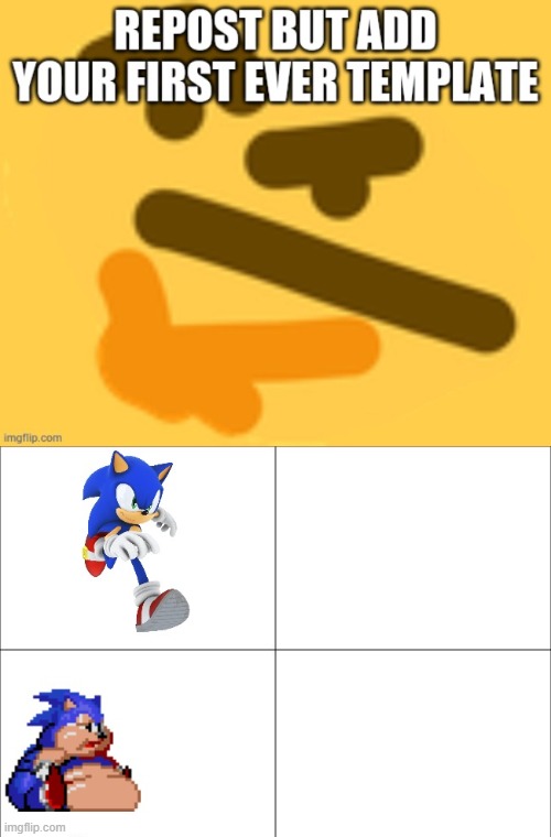 image tagged in fat sonic | made w/ Imgflip meme maker