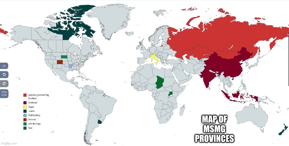 msmg on a map | MAP OF MSMG PROVINCES | made w/ Imgflip meme maker