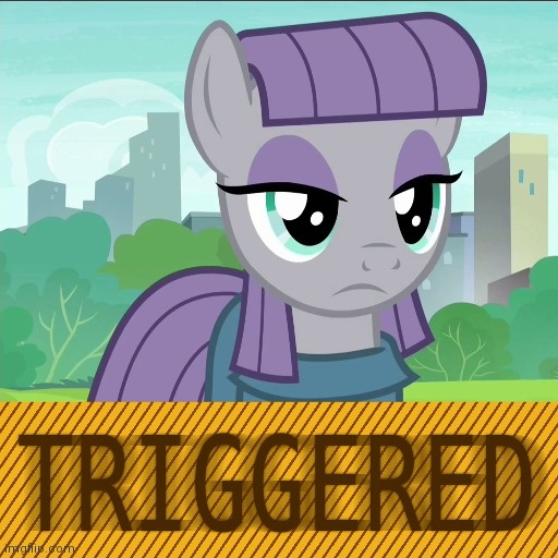 Maud Pie - Triggered | image tagged in maud pie,triggered,my little pony friendship is magic,memes | made w/ Imgflip meme maker