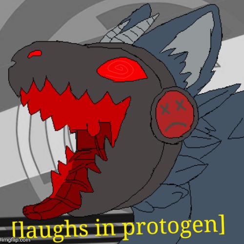 image tagged in laughs in protogen | made w/ Imgflip meme maker