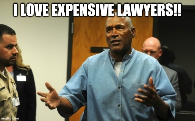 Simpson plead | I LOVE EXPENSIVE LAWYERS!! | image tagged in simpson plead | made w/ Imgflip meme maker