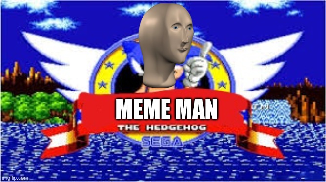 haha meme man | MEME MAN | image tagged in blank the hedgehog | made w/ Imgflip meme maker