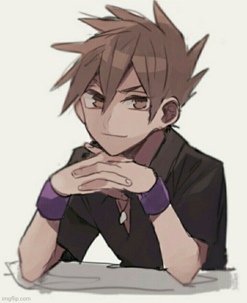 he did the Monika thing no wayyy | made w/ Imgflip meme maker