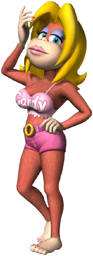 Candy Kong transparent Blank Meme Template