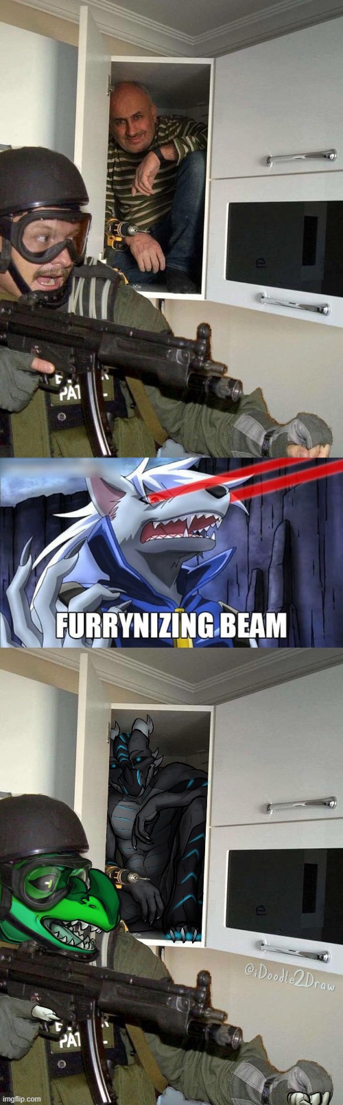 image tagged in man hiding in cabinet,furrynizing beam,memes,funny,furry | made w/ Imgflip meme maker