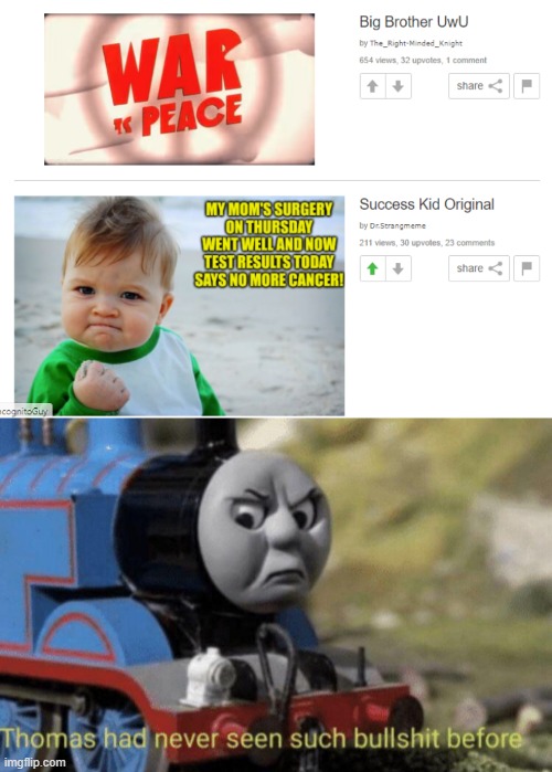 . | image tagged in thomas had never seen such bullshit before | made w/ Imgflip meme maker