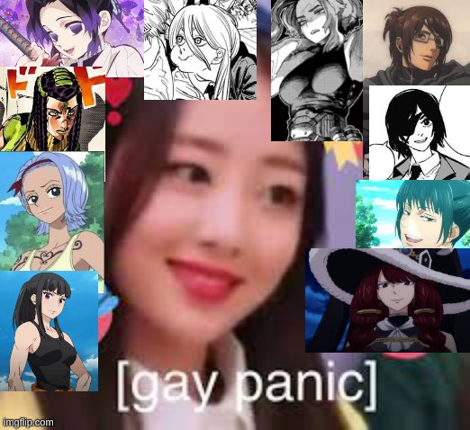 There are many more trust me (´・ω・`) | image tagged in gae panic,anime,anime women | made w/ Imgflip meme maker
