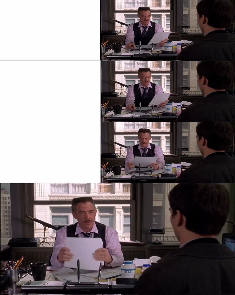 Basura, basura, basura, mega basura Blank Meme Template