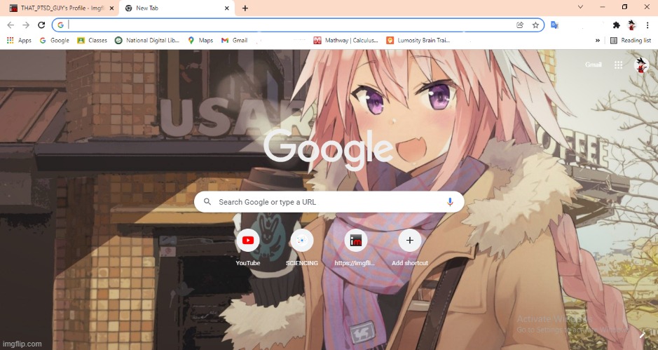 my chrome tab ig, what do i say this | made w/ Imgflip meme maker