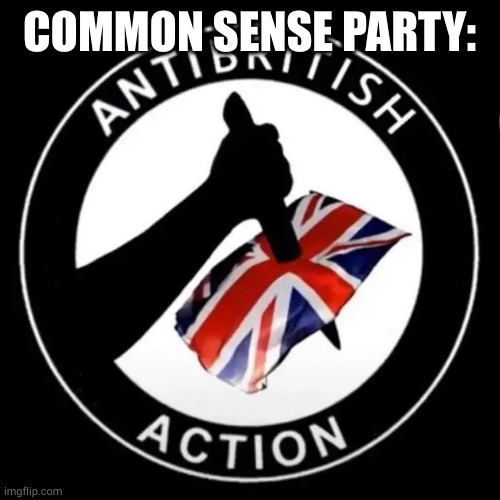 COMMON SENSE PARTY: | made w/ Imgflip meme maker