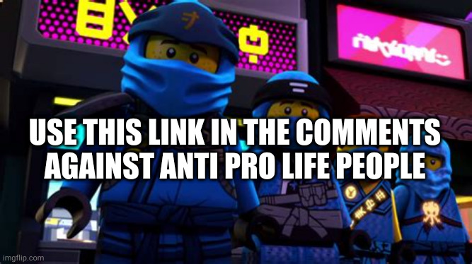 League of jay |  USE THIS LINK IN THE COMMENTS AGAINST ANTI PRO LIFE PEOPLE | image tagged in league of jay | made w/ Imgflip meme maker