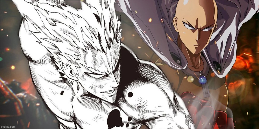 saw the fan animation, garou seems so weak | made w/ Imgflip meme maker