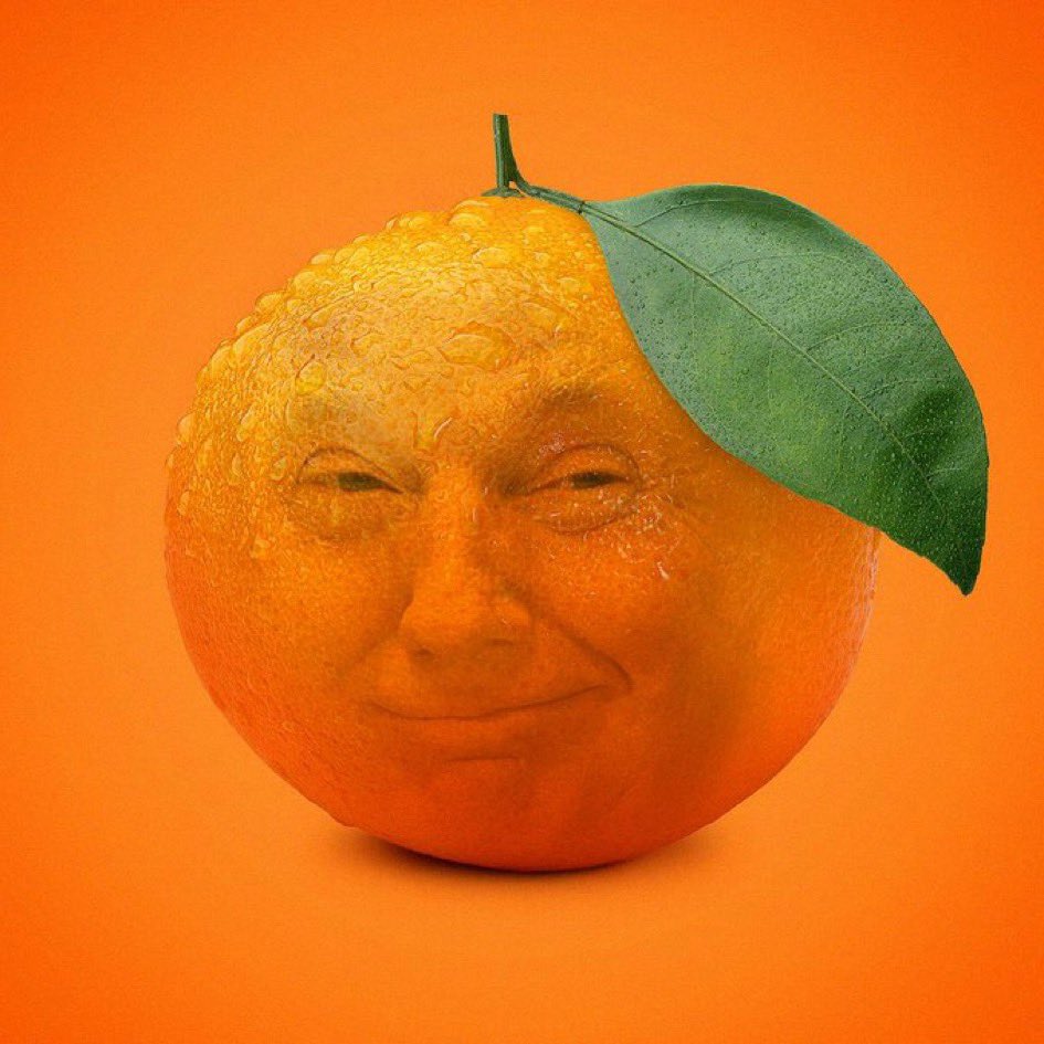 Orange Orange Blank Meme Template