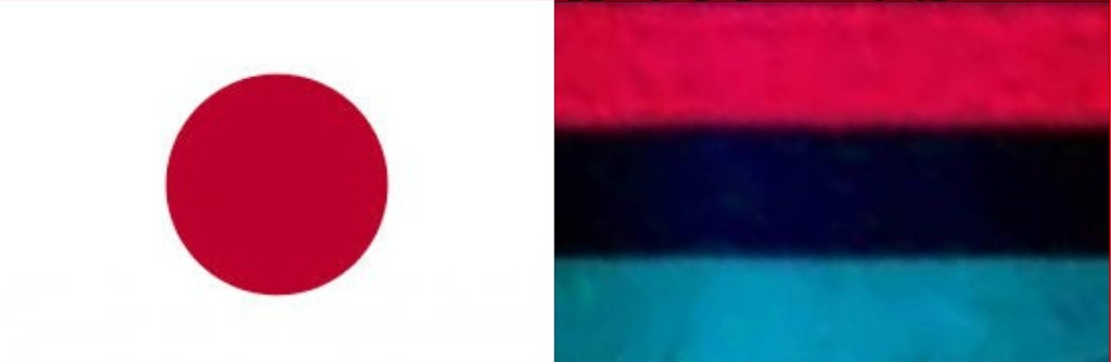 Japanese pan African flag Blank Meme Template