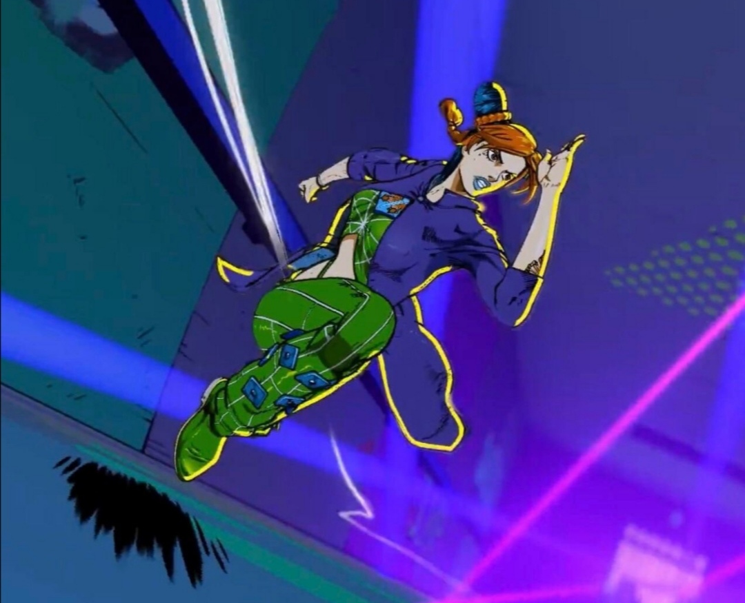 Jolyne Run Blank Meme Template