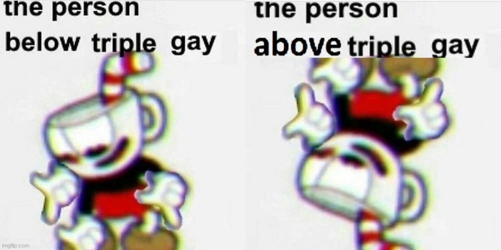 gay but also a BABY A TRIPLE | image tagged in triple h,ha gay | made w/ Imgflip meme maker