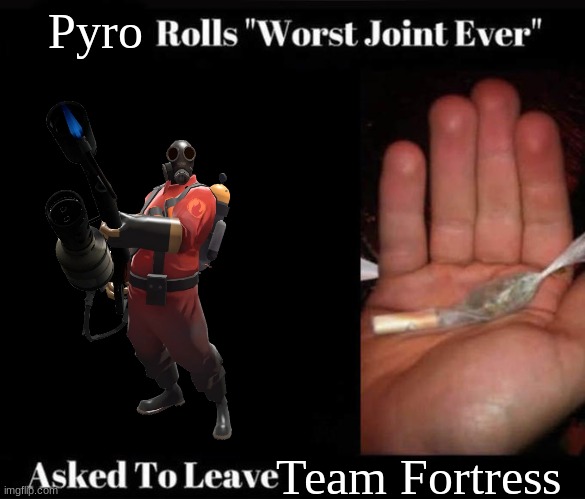 its a shame | Pyro; Team Fortress | made w/ Imgflip meme maker