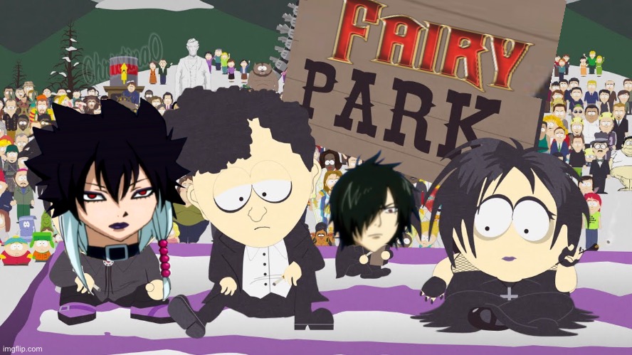 Unfinished Goth Kids South Park Fairy Tail | image tagged in memes,unfinished,south park,rogue cheney,midnight fairy tail,fairy tail meme | made w/ Imgflip meme maker