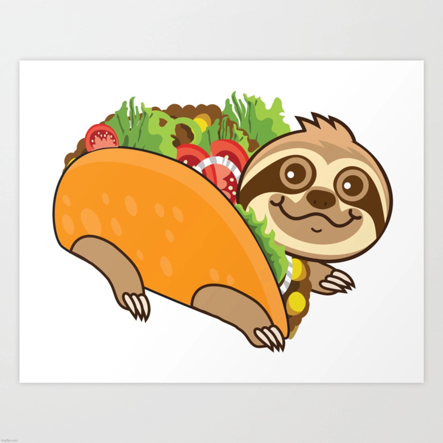 Taco sloth | image tagged in taco sloth | made w/ Imgflip meme maker