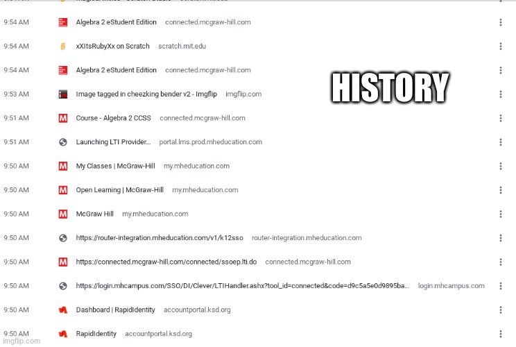 i know it's boring | HISTORY | made w/ Imgflip meme maker