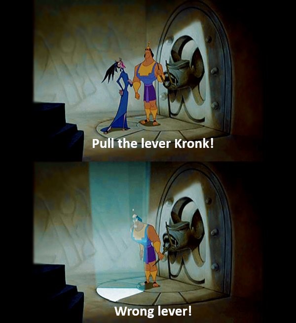 High Quality Pull the Lever Blank Meme Template