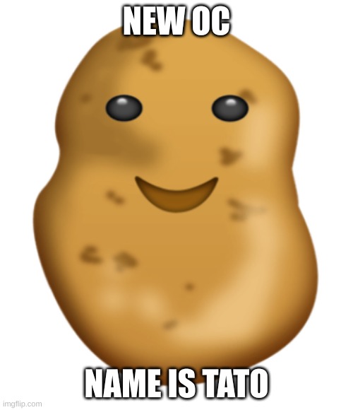 NEW OC; NAME IS TATO | made w/ Imgflip meme maker