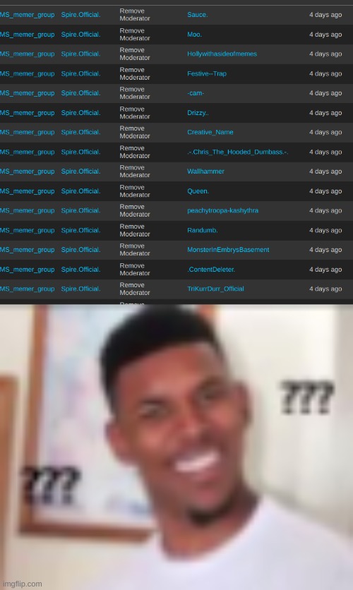and mf got mad at arkuum for removing mods n shit | made w/ Imgflip meme maker