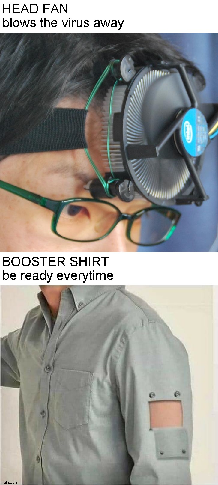 CDC Issues New Covid Guidelines for 2022 | HEAD FAN
blows the virus away; BOOSTER SHIRT
be ready everytime | image tagged in covid-19,face mask,booster | made w/ Imgflip meme maker