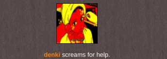 Denki screams for help Blank Meme Template