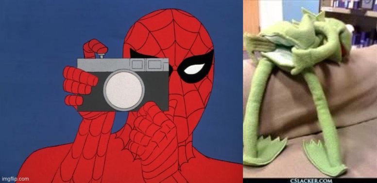 Why am I like this | image tagged in memes,spiderman camera,gay kermit | made w/ Imgflip meme maker