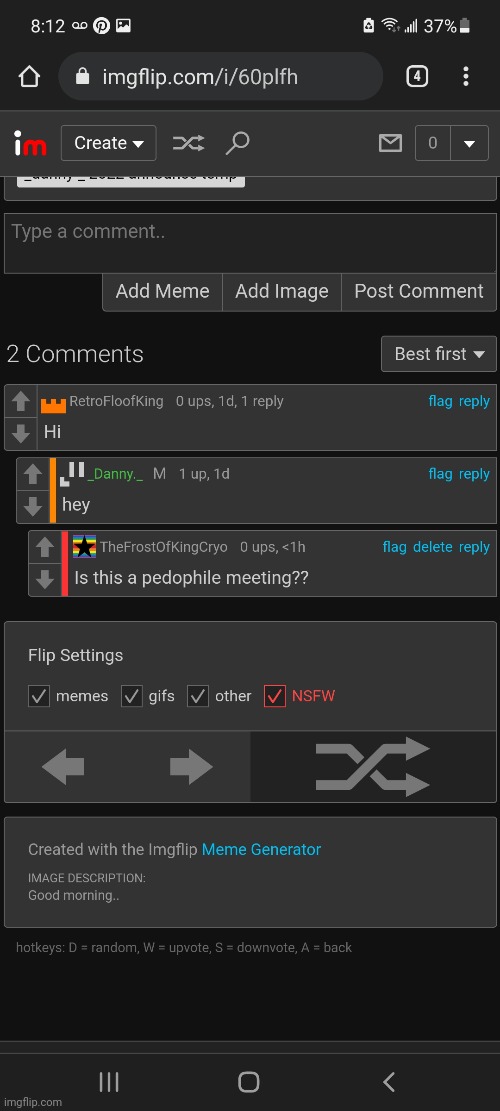 Pedophilia anonymous | made w/ Imgflip meme maker