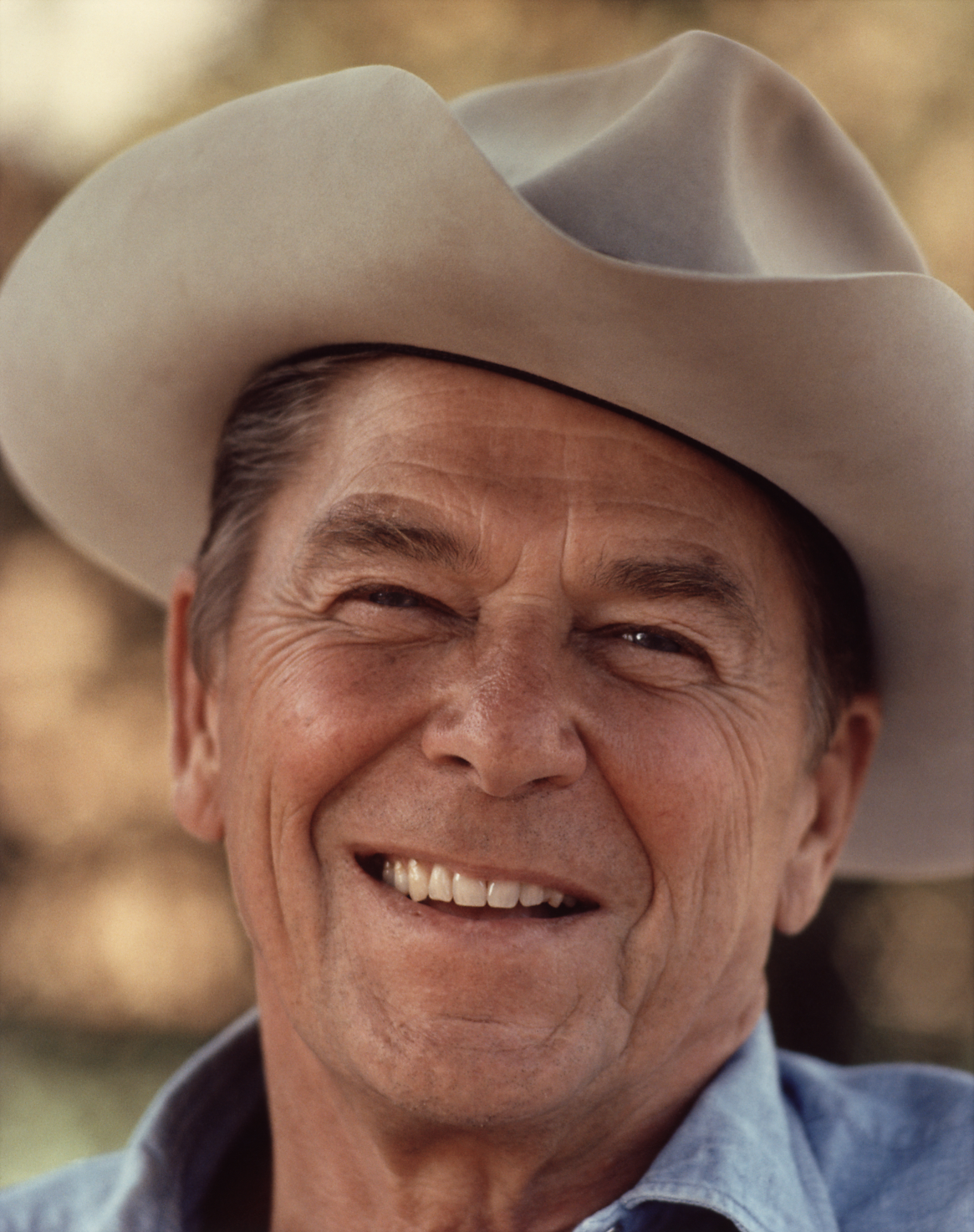 Ronald Reagan cowboy Blank Meme Template