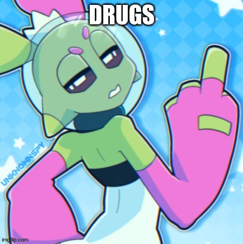 Sploot says f you | DRUGS | image tagged in sploot says f you | made w/ Imgflip meme maker