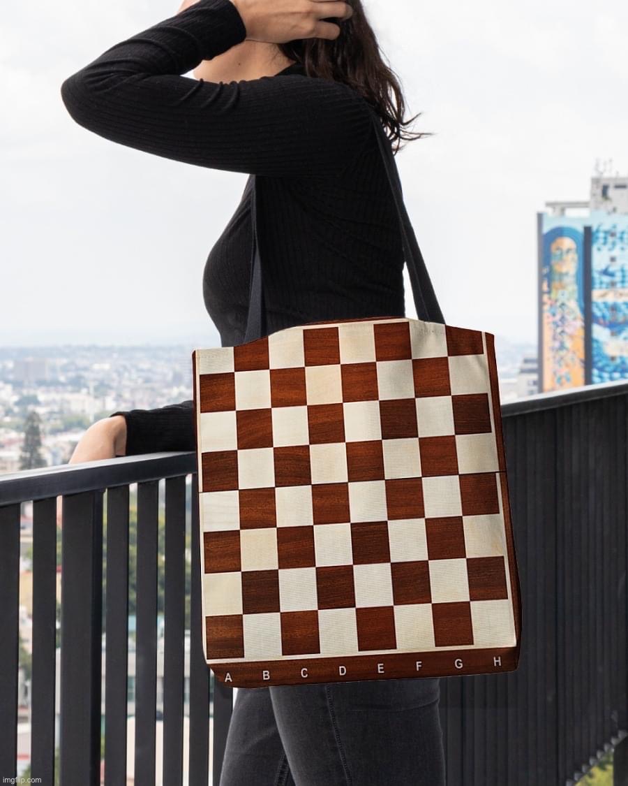 Chess purse | image tagged in chess purse | made w/ Imgflip meme maker