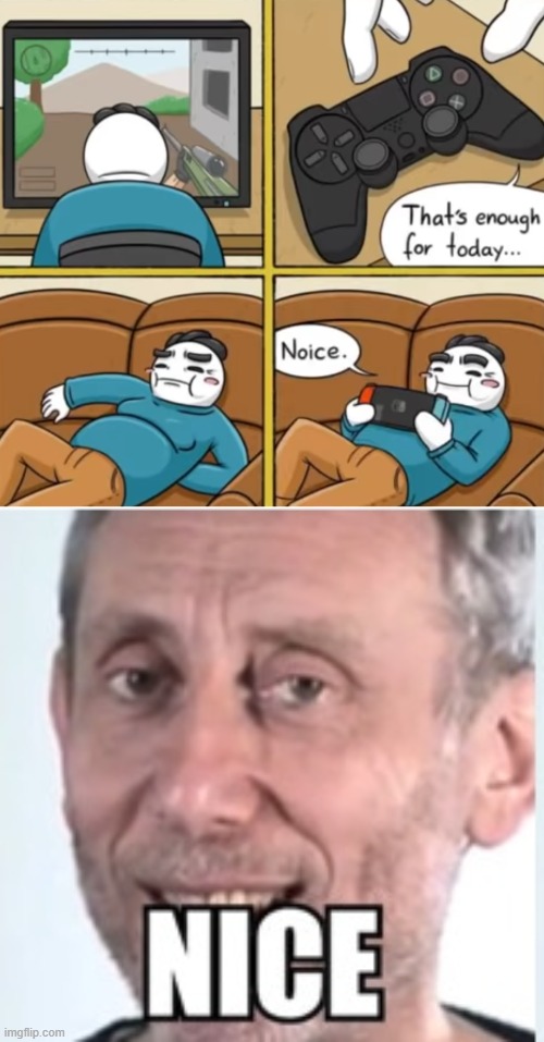 image tagged in double nice micheal rosen | made w/ Imgflip meme maker