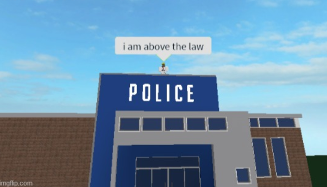 High Quality I am above the law Blank Meme Template