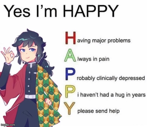 Happee | image tagged in anime | made w/ Imgflip meme maker