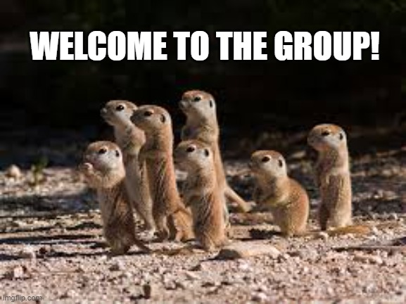 WELCOME TO THE GROUP! | made w/ Imgflip meme maker