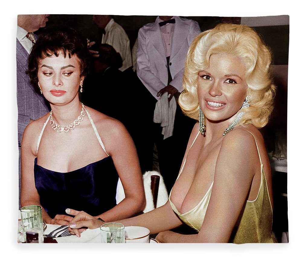 Sophia Loren and Jayne Mansfield Color Blank Meme Template