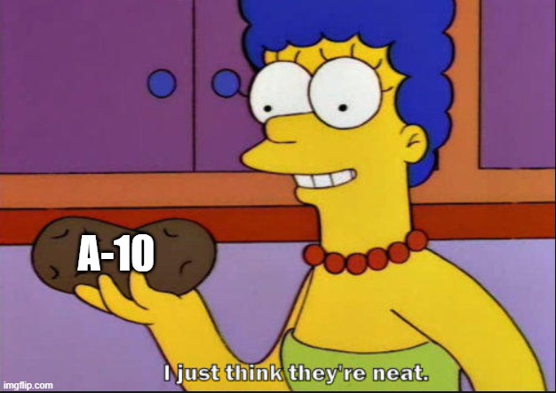 I just think they're neat | A-10 | image tagged in i just think they're neat | made w/ Imgflip meme maker