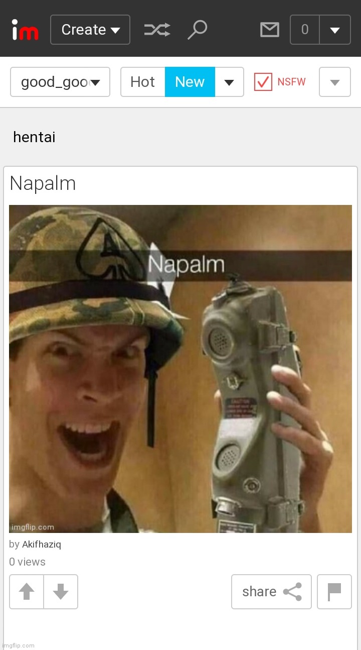 Napalm | made w/ Imgflip meme maker