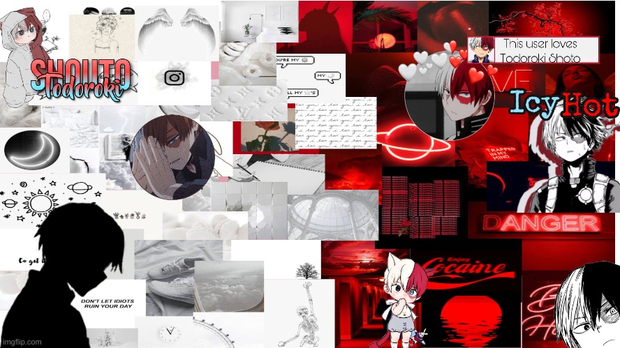 I have finally made todoroki collage *inhale* Now we just gotta make bakugo later | made w/ Imgflip meme maker