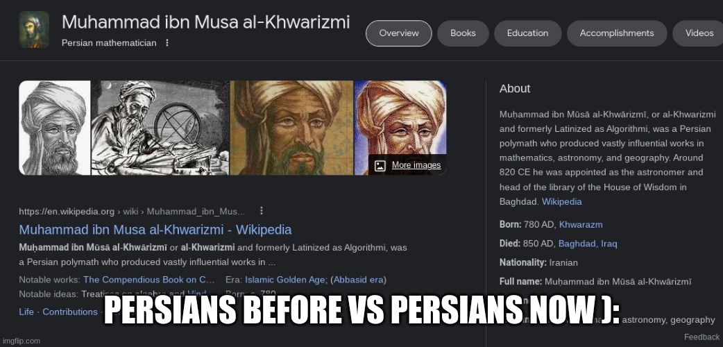 PERSIANS BEFORE VS PERSIANS NOW ): | made w/ Imgflip meme maker
