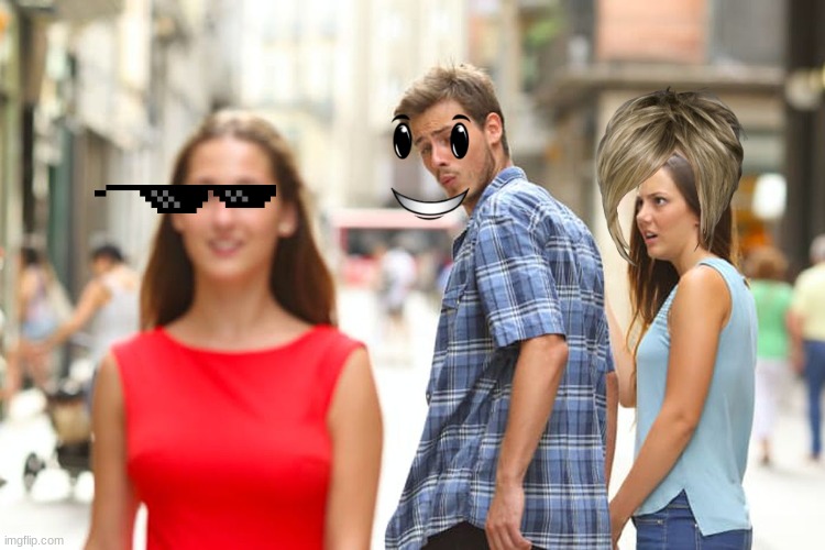 Distracted Boyfriend | image tagged in memes,distracted boyfriend | made w/ Imgflip meme maker