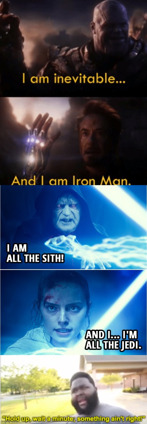 Marvel vs Star wars | image tagged in rise of skywalker | made w/ Imgflip meme maker